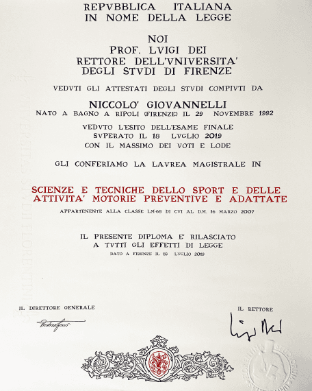Laurea Magistrale NGTrainer